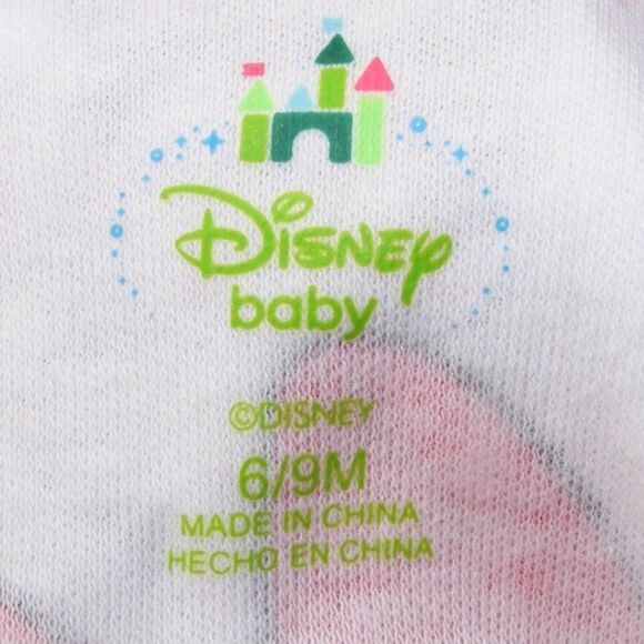 DISNEY Minnie Mouse Bodysuit, 6-9M, SS, Polka Dots. Summery - Picture 7 of 7